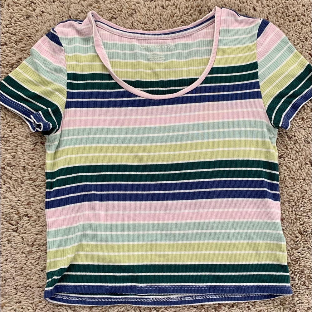 American Eagle Cropped T